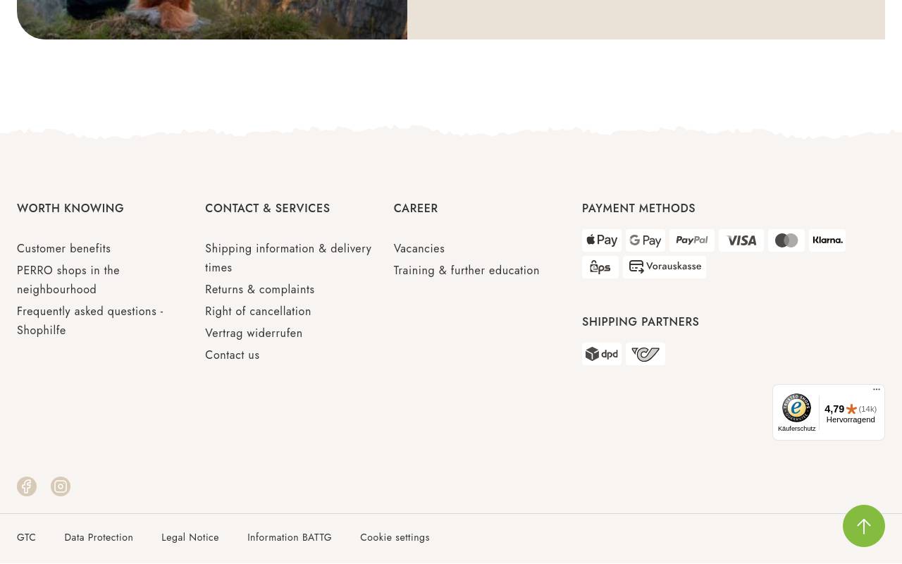 Screenshot von perro.at