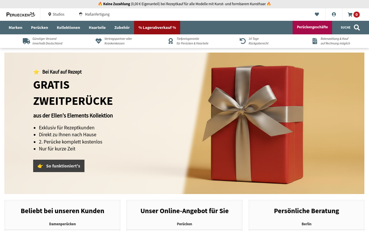 Screenshot von peruecken24.de