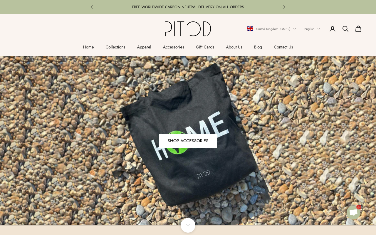 Screenshot von pitod.com