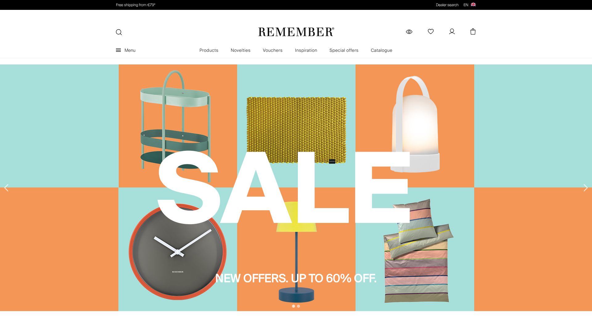 Screenshot von Remember.de