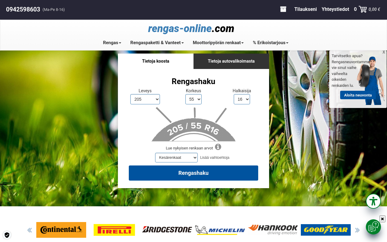 Screenshot von rengas-online.com