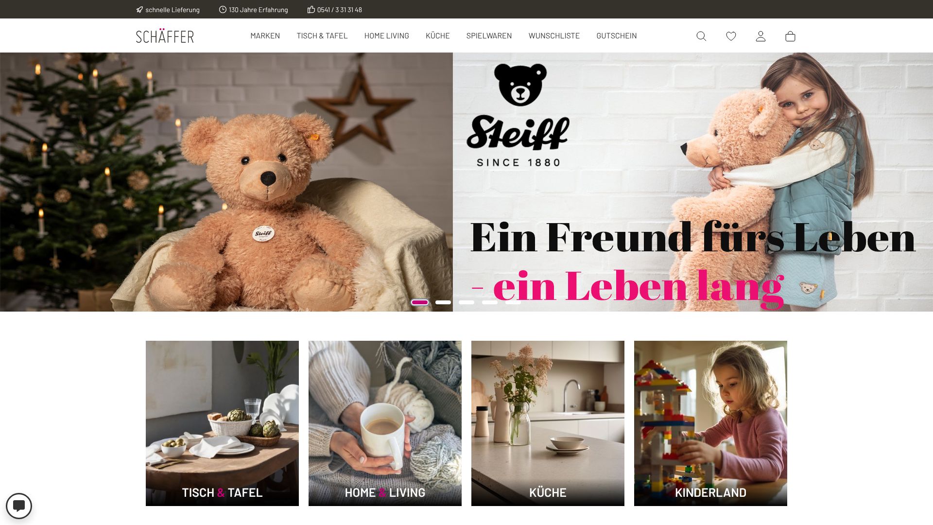 Screenshot von schaeffer24.de