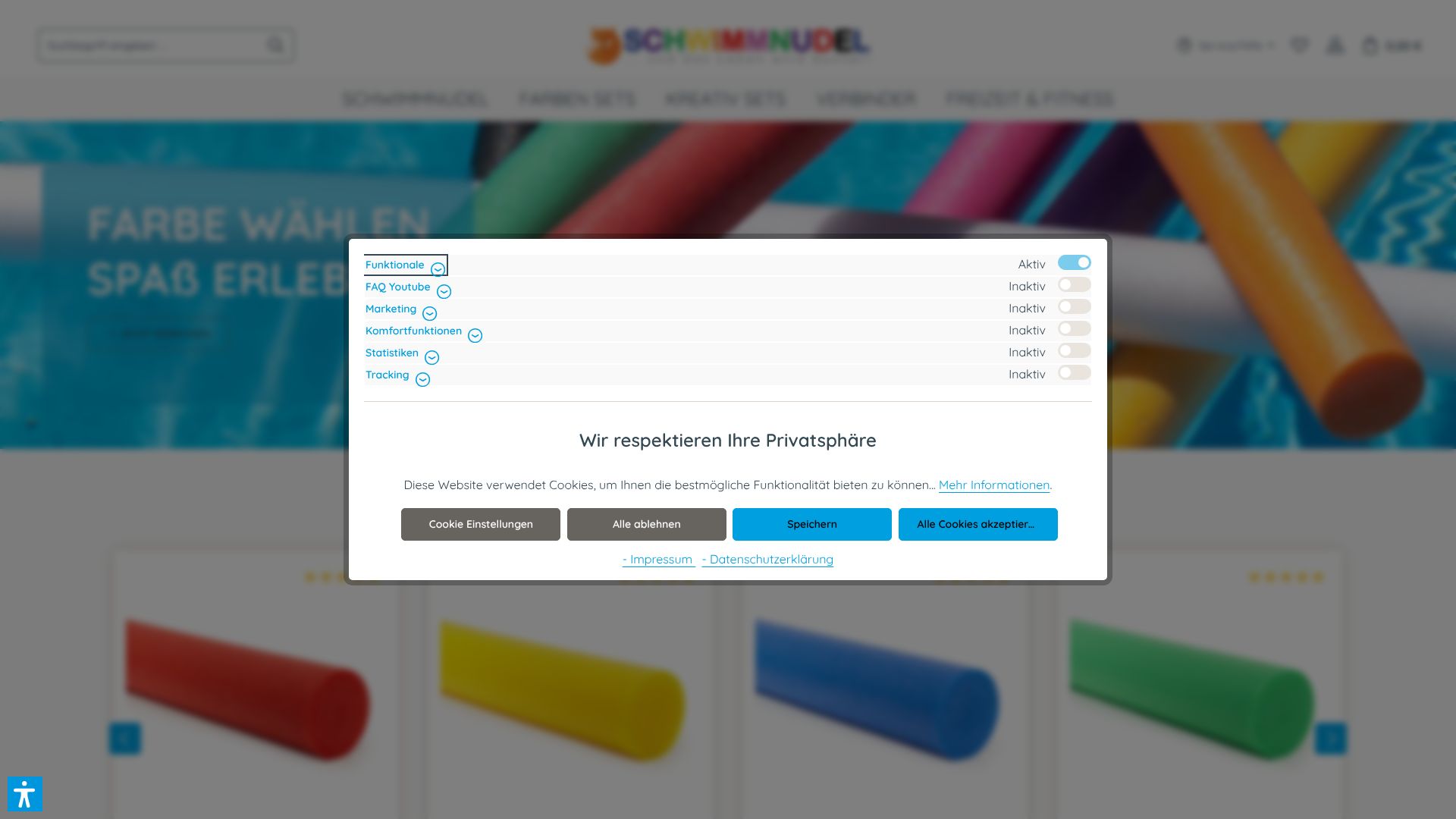 Screenshot von Schwimmnudel-Fuchs