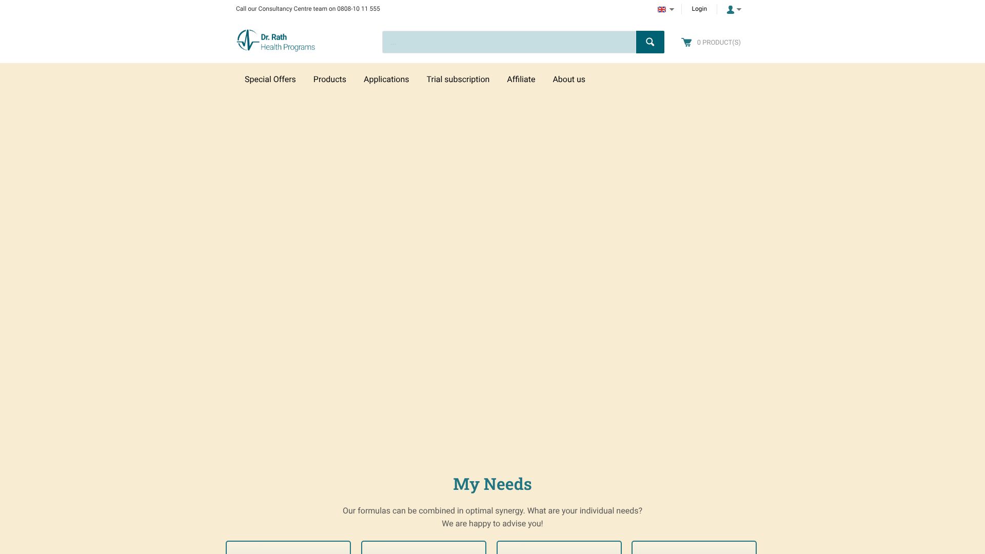 Screenshot von Dr. Rath