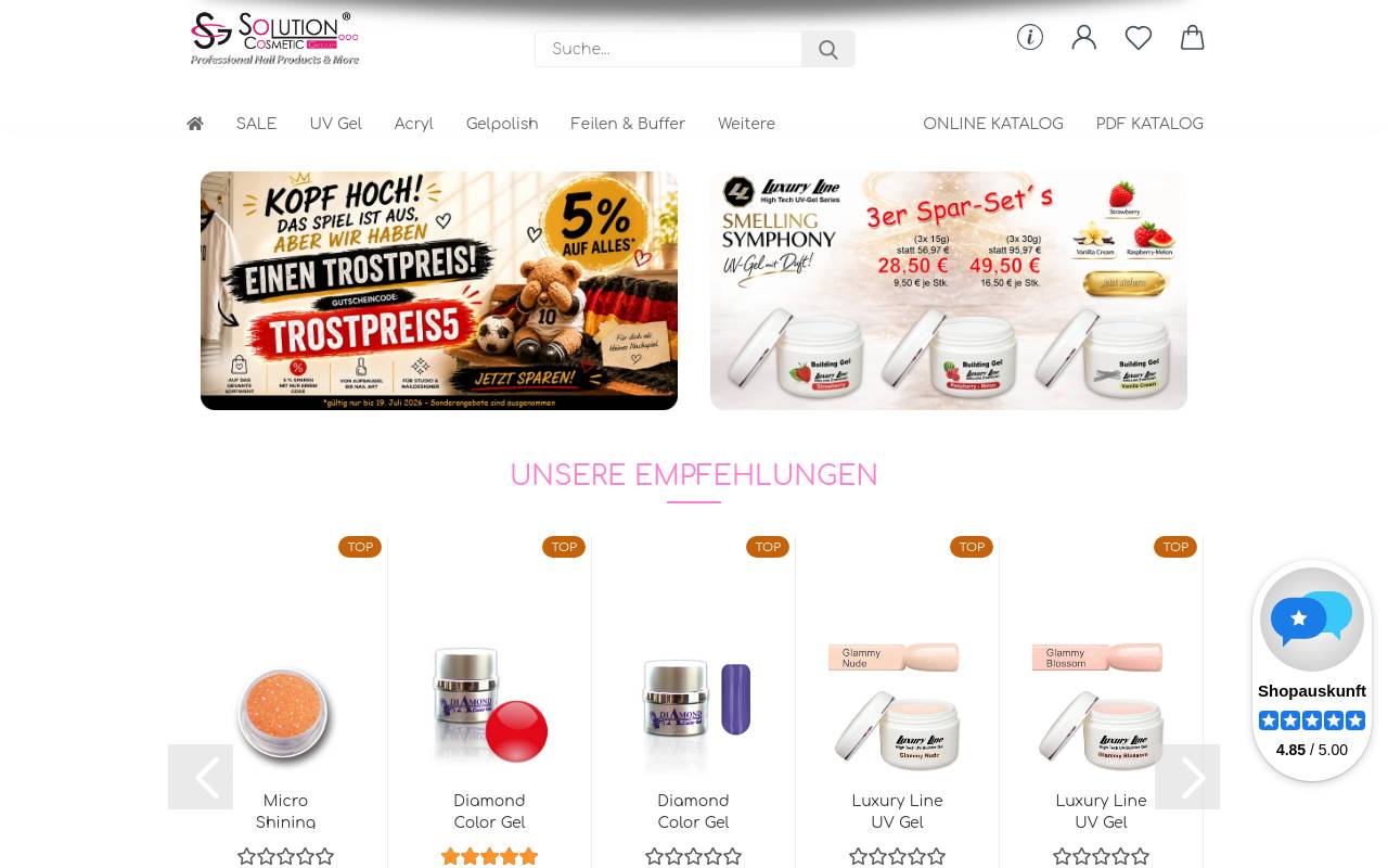 Screenshot von Solution Cosmetic