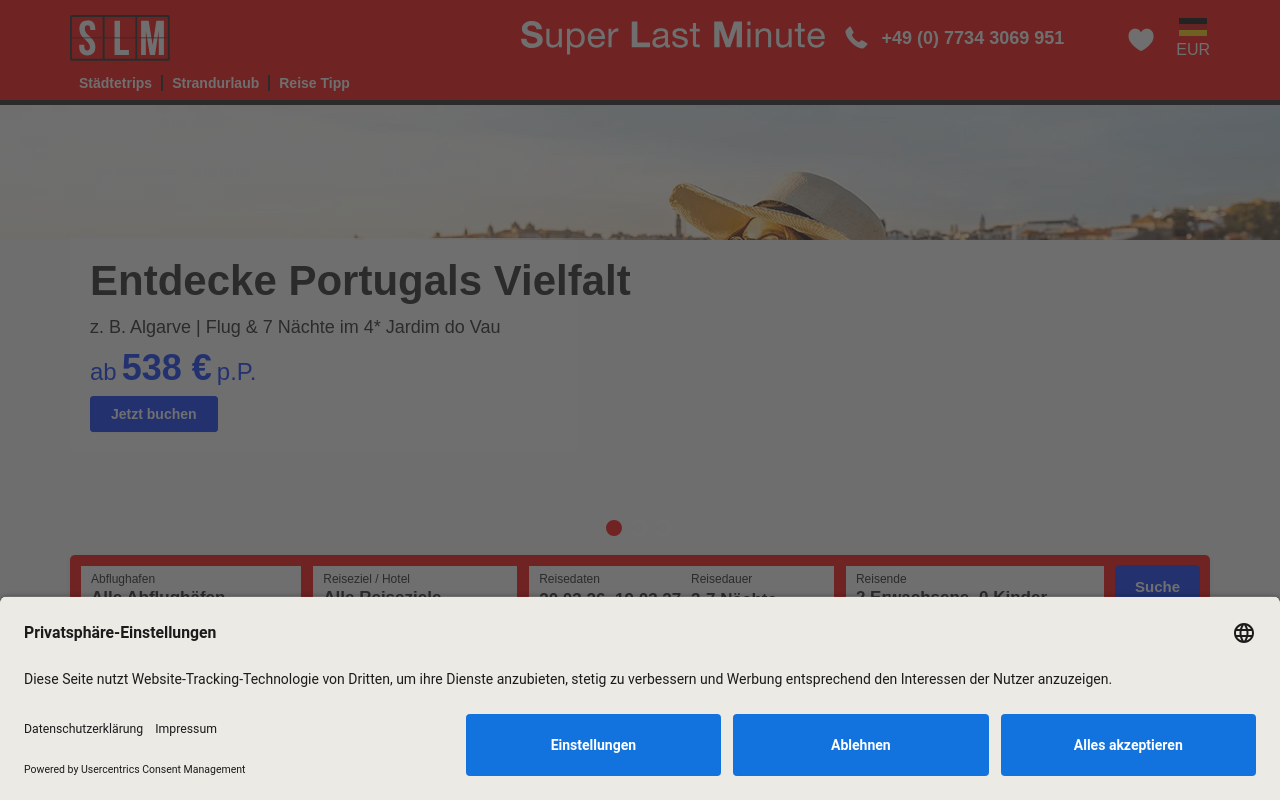 Screenshot von SLM DE