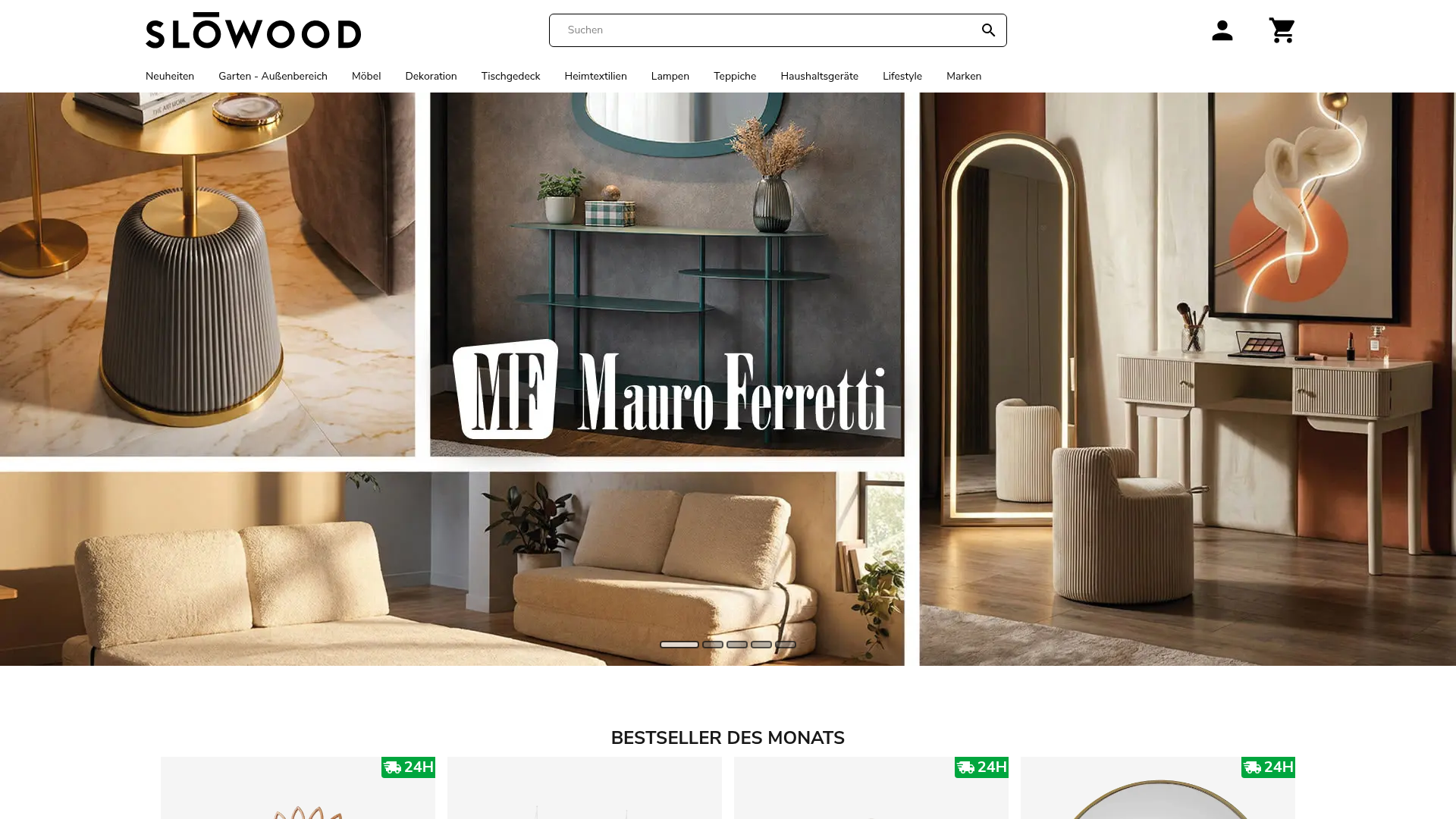 Screenshot von slowood-interior.de