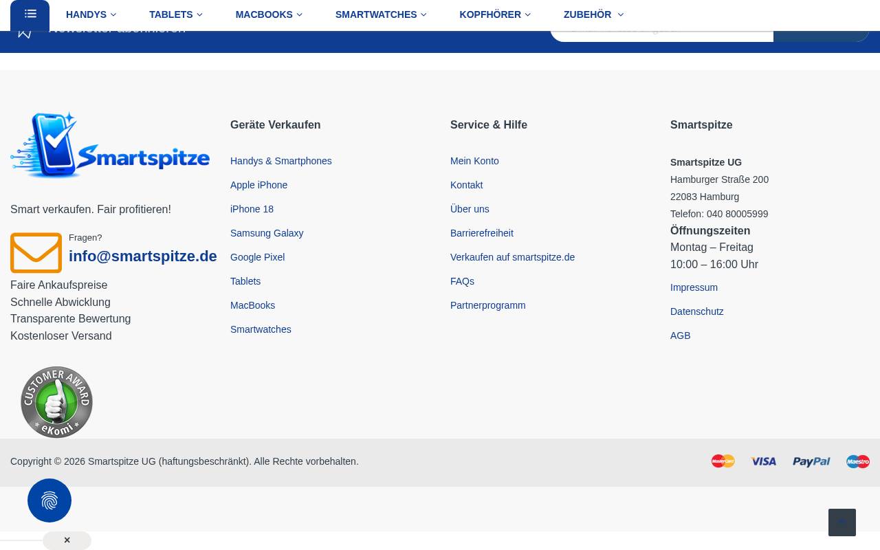 Screenshot von smartspitze.de
