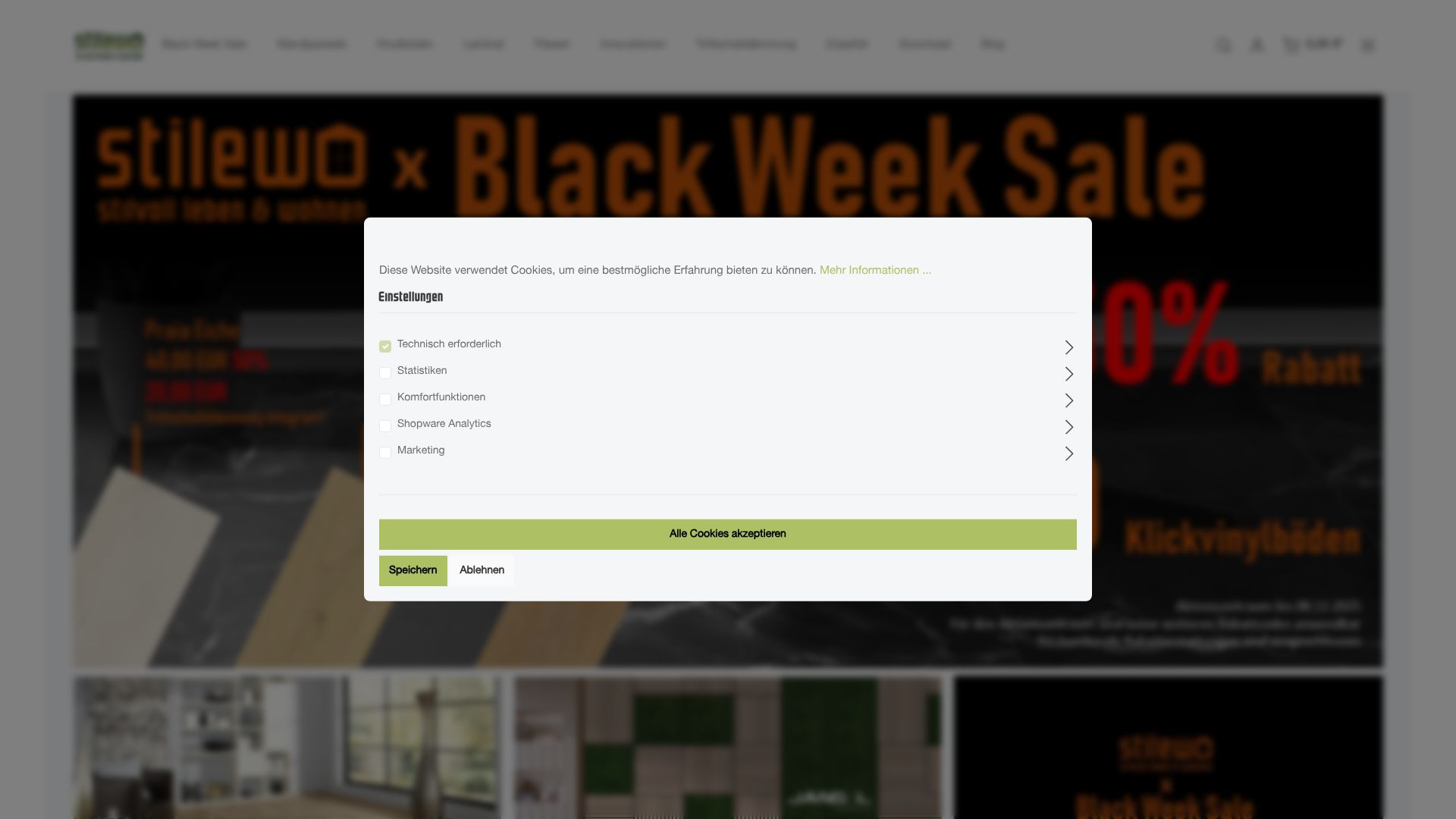 Screenshot von stilewo.de