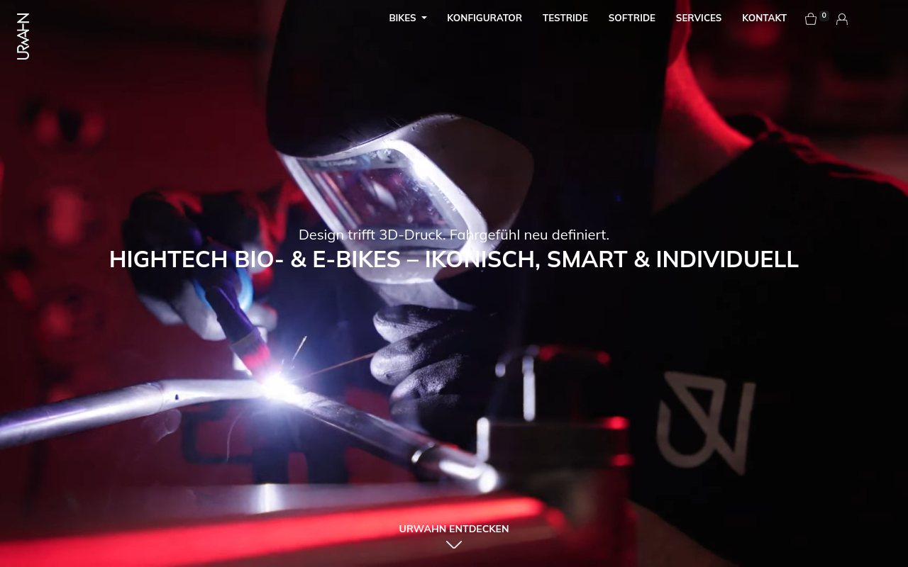 Screenshot von urwahn.com