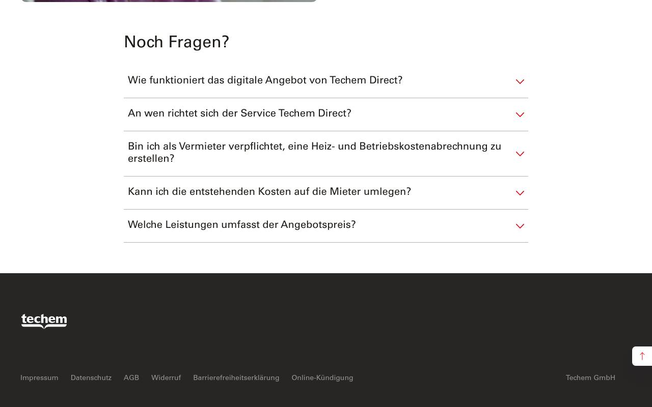 Screenshot von vermieter.techem.de
