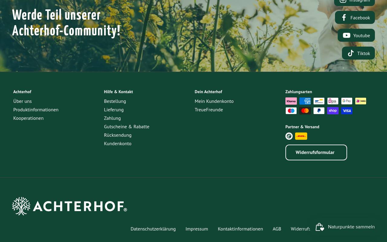 Screenshot von vom-achterhof.de