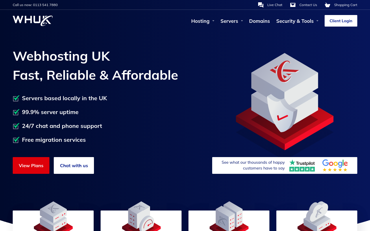 Screenshot von webhosting.uk.com