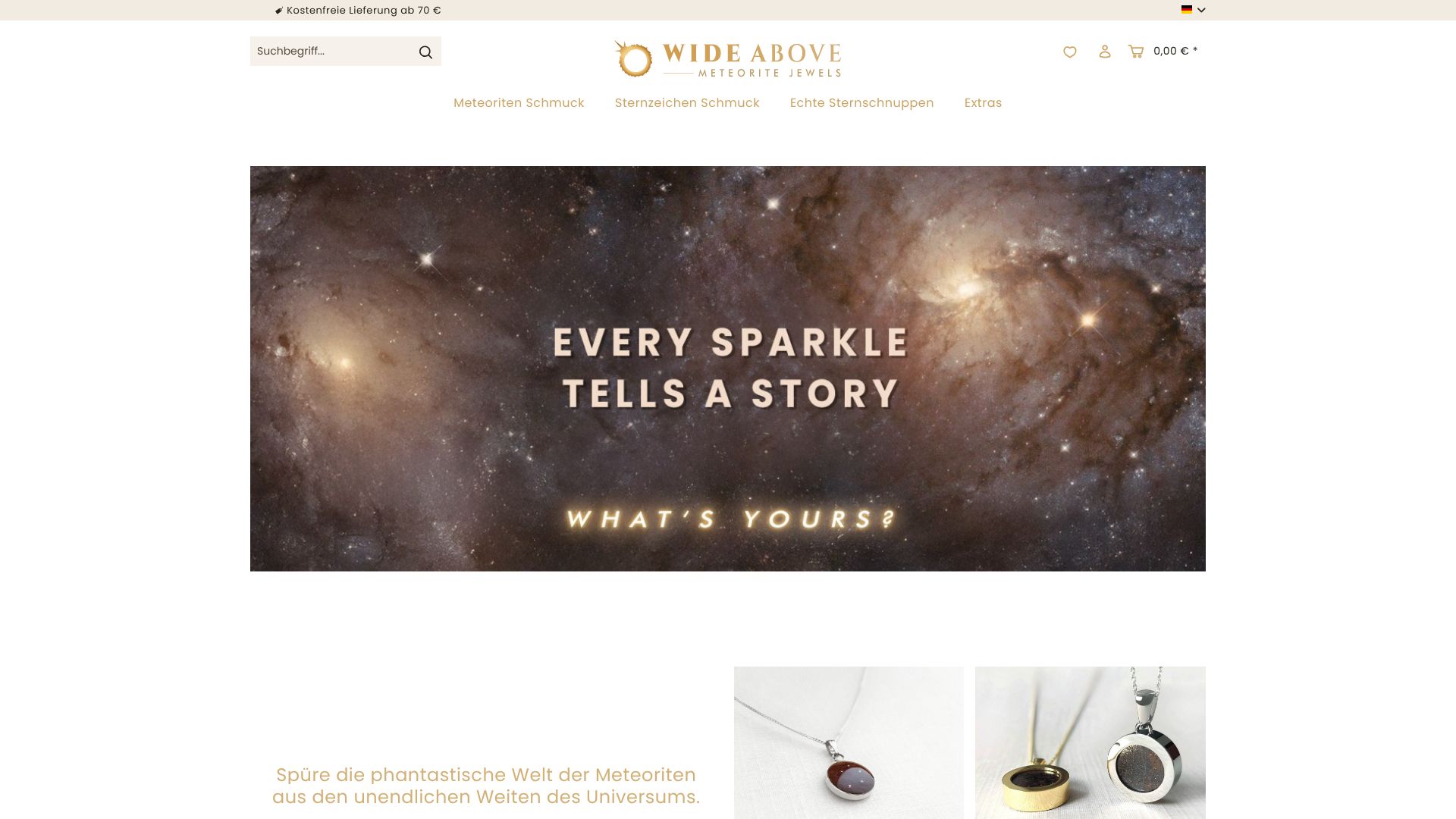 Screenshot von wideabove.com