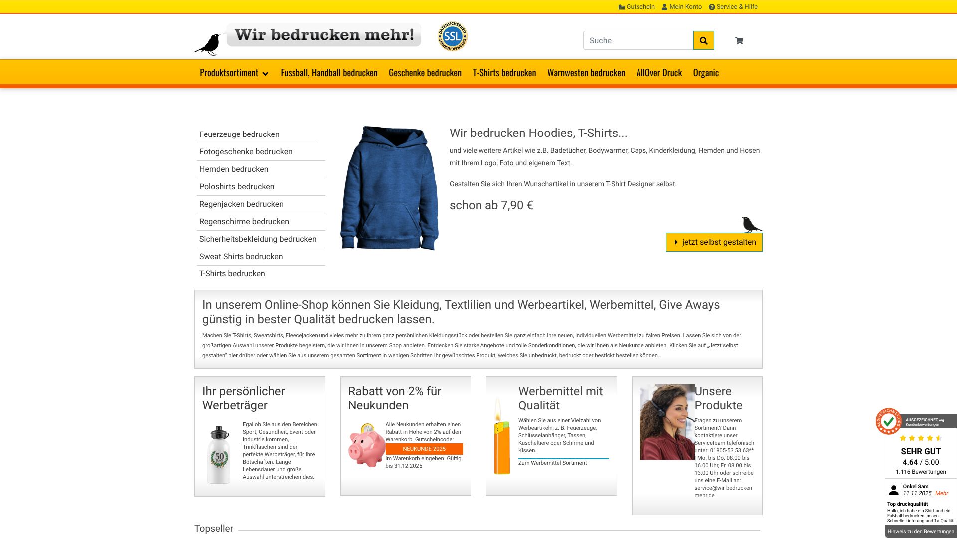 Screenshot von wir-bedrucken-mehr.de