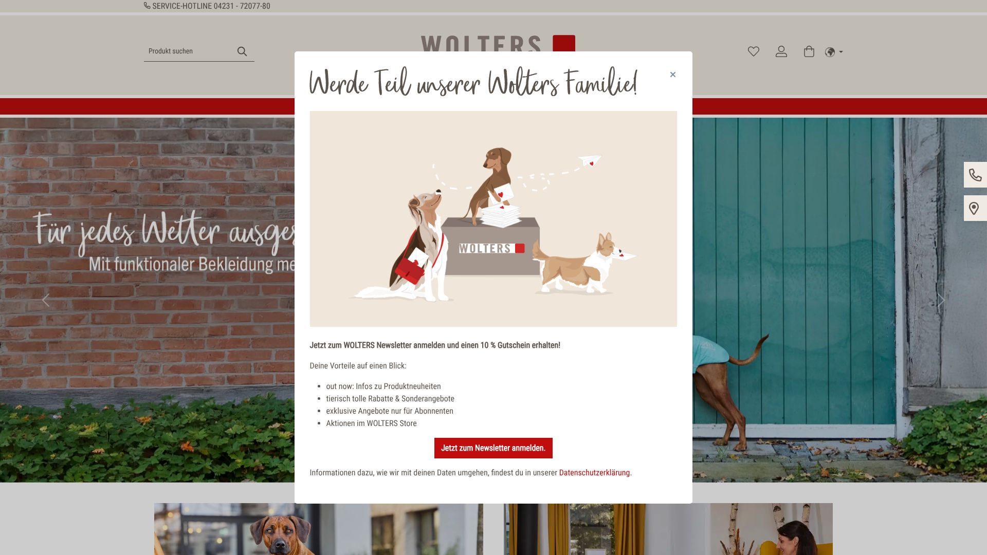 Screenshot von WOLTERS